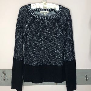 Olive & Oak Sweater Knit Pullover Gray/ Black SM Perfect Condition